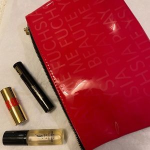 YSL BEAUTE minis and cosmetic bag